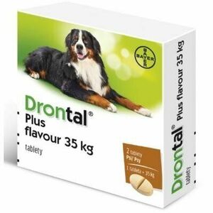 DRONTAL DOG FLAVOUR 35kg tablety na odčervenie pre psy 2tbl vyobraziť