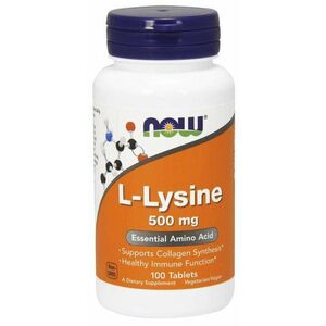 L-Lyzín 500 mg - NOW Foods, 100tbl vyobraziť