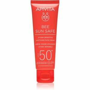 Apivita Bee Sun Safe Sensitive Face SPF50+ upokojujúci a hydratačný krém SPF 50+ 50 ml vyobraziť