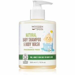 WoodenSpoon Natural šampón a sprchový gél pre deti bez parfumácie 300 ml vyobraziť