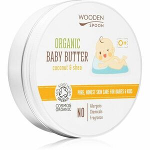 WoodenSpoon Organic Coconut & Shea telové maslo pre deti od narodenia 100 ml vyobraziť
