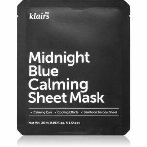Klairs Midnight Blue Calming Sheet Mask upokojujúca plátienková maska 25 ml vyobraziť
