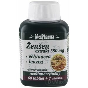 MedPharma ŽENŠEN 350 mg + Echinacea + Leuzea vyobraziť