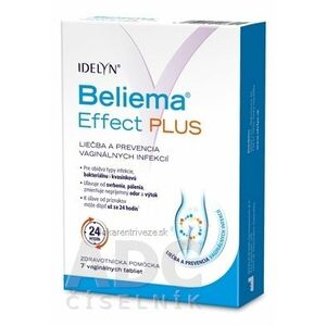 Idelyn Beliema Effect PLUS tablety vaginálne 1x7 ks vyobraziť