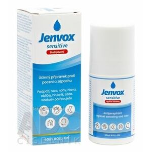 Jenvox sensitive Proti poteniu roll-on antiperspirant 1x50 ml vyobraziť