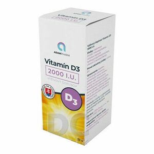 ADAMPHARM Vitamín D3 2000 I.U. 60 kapsúl vyobraziť