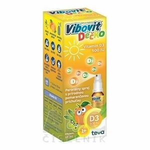 VIBOVIT Decko Vitamin D3 500 IU sprej pomarančová príchuť 10 ml vyobraziť