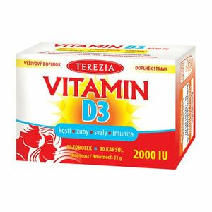 TEREZIA Vitamín D3 2000 IU 90 kapsúl vyobraziť