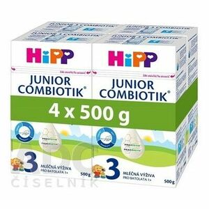 HIPP 3 Junior combiotik 4 x 500g vyobraziť