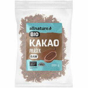 ALLNATURE Kakaový prášok bio raw 200 g vyobraziť
