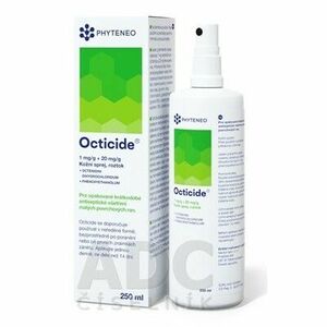 OCTICIDE 1 mg/g + 20 mg/g dermálny roztokový sprej 250 ml vyobraziť