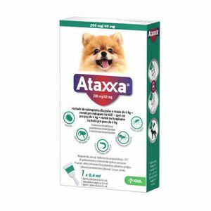 ATAXXA 200 mg/40 mg psy do 4kg roztok 0, 4 ml vyobraziť