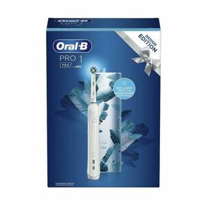 ORAL-B pro 1 750 white design edition elektrická zubná kefka + cestovné puzdro set vyobraziť