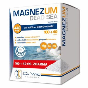 DA VINCI ACADEMIA Magnezum Dead Sea 100 + 40 tabliet ZADARMO vyobraziť