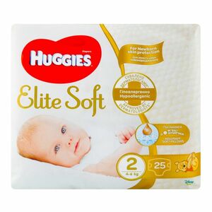 HUGGIES plienky Elite Soft 2 25 ks vyobraziť