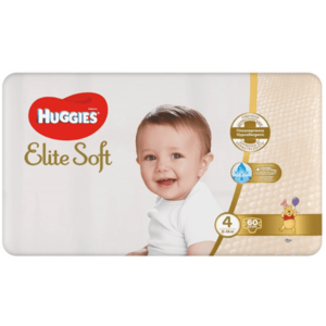 HUGGIES plienky Elite Soft 4 60 ks vyobraziť