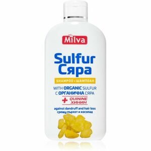 Milva Quinine & Sulfur šampón proti lupinám a vypadávaniu vlasov so sírou 200 ml vyobraziť