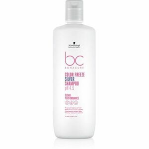 Schwarzkopf Professional BC Bonacure Color Freeze Silver strieborný šampón pre blond a melírované vlasy 1000 ml vyobraziť