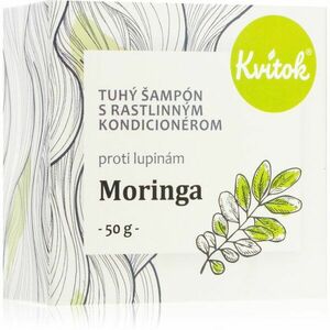 Kvitok Moringa organický tuhý šampón proti lupinám 50 g vyobraziť