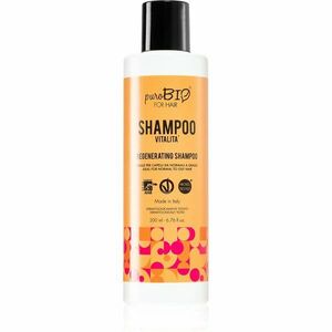 puroBIO Cosmetics Vitalita regeneračný šampón pre unavené vlasy bez lesku 200 ml vyobraziť