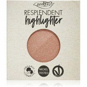 puroBIO Cosmetics Resplendent Highlighter krémový rozjasňovač náhradná náplň odtieň 04 Pink Gold 9 g vyobraziť