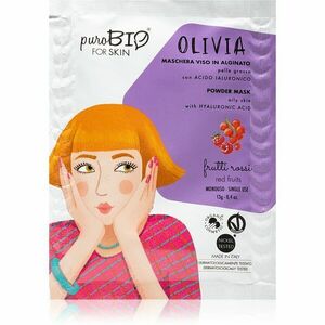 puroBIO Cosmetics Olivia Red Fruits zlupovacia maska v prášku 13 g vyobraziť