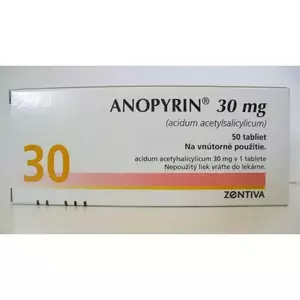 Anopyrin 30 mg 50tbl vyobraziť