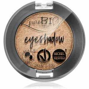 puroBIO Cosmetics Compact Eyeshadows očné tiene odtieň 01 Sparkling Wine 2, 5 g vyobraziť