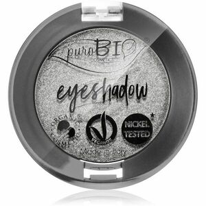 puroBIO Cosmetics Compact Eyeshadows očné tiene odtieň 23 Silver 2, 5 g vyobraziť
