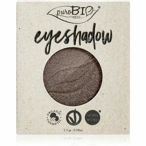 puroBIO Cosmetics Compact Eyeshadows očné tiene náhradná náplň odtieň 19 Intense Gray 2, 5 g vyobraziť