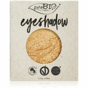 puroBIO Cosmetics Compact Eyeshadows očné tiene náhradná náplň odtieň 24 Gold 2, 5 g vyobraziť