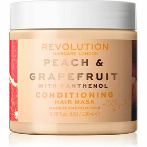 Revolution Haircare Hair Mask Peach & Grapefruit hydratačná a rozjasňujúca maska na vlasy 200 ml vyobraziť