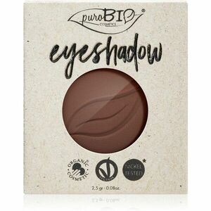 puroBIO Cosmetics Compact Eyeshadows očné tiene náhradná náplň odtieň 03 Brown 2, 5 g vyobraziť