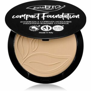puroBIO Cosmetics Compact Foundation kompaktný púdrový make-up SPF 10 odtieň 02 9 g vyobraziť