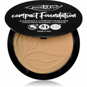 puroBIO Cosmetics Compact Foundation kompaktný púdrový make-up SPF 10 odtieň 03 9 g vyobraziť