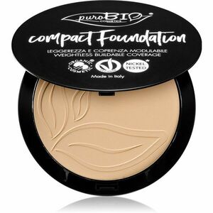 puroBIO Cosmetics Compact Foundation kompaktný púdrový make-up SPF 10 odtieň 01 9 g vyobraziť