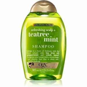 OGX Teatree Mint Extra Strenght osviežujúci šampón 385 ml vyobraziť