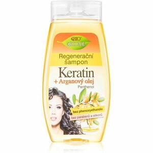 Bione Cosmetics Keratin + Arganový olej regeneračný šampón na lesk a hebkosť vlasov 260 ml vyobraziť