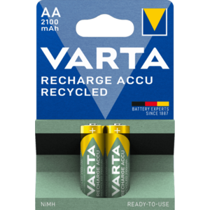 Varta Recharge Accu Recycled 2 AA 2100 mAh R2U vyobraziť