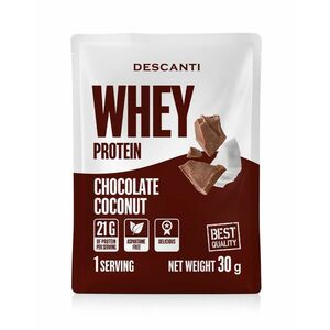 Descanti Whey Protein Chocolate Coconut 30g vyobraziť