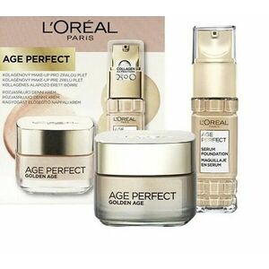L'Oréal Paris Age Perfect Duo Packs Kolagenový Makeup 230 Golden Vanilla a denný krém vyobraziť