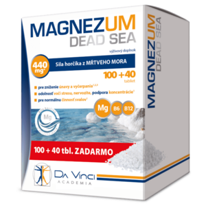 Magnezum Dead Sea - DA VINCI 100+40 tbl. zadarmo vyobraziť