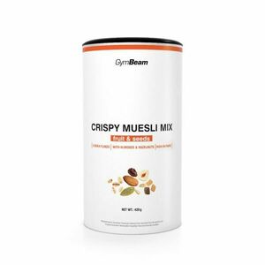 Gymbeam crispy muesli mix ovocie a semienka 420 g vyobraziť