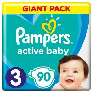 Pampers Active Baby GP S3 90ks (6-10kg) vyobraziť