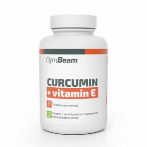 Gymbeam kurkumin + vitamin e 90tbl vyobraziť