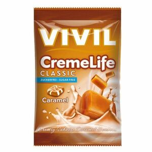VIVIL Creme life karamel cukríky bez cukru 110 g vyobraziť