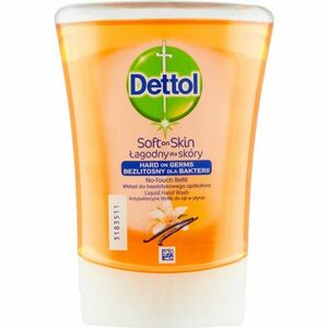 Dettol Soft on Skin Kids No-Touch Refill náplň do bezdotykového dávkovača mydla Sweet Vanilla 250 ml vyobraziť