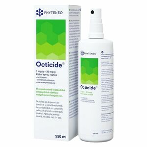 OCTICIDE 1 mg/g + 20 mg/g dermálny roztokový sprej 250 ml vyobraziť