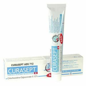 CURASEPT ADS 712 Gélová zubná pasta 0, 12%CHX 75 ml vyobraziť