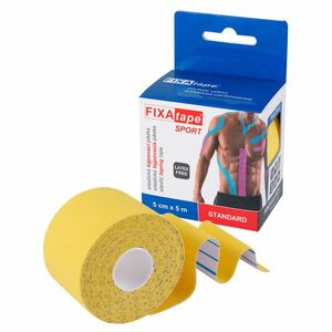FIXAPLAST Fixatape šport štandard tejpovacia páska 5 cm x 5m žltá 1 kus vyobraziť